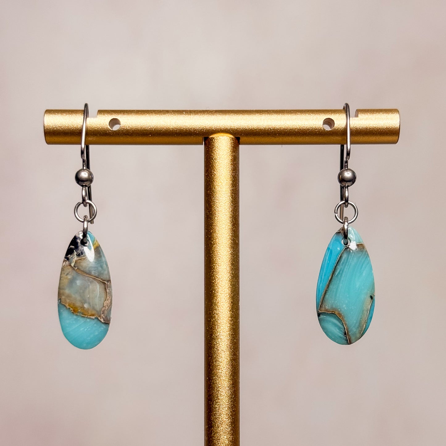 Turquoise Strata Earrings 14