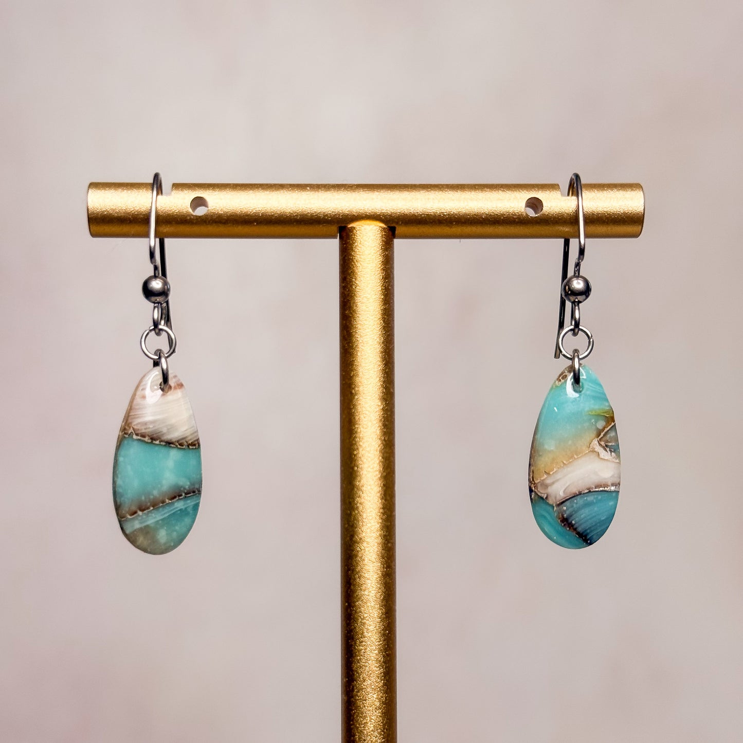 Turquoise Strata Earrings 15