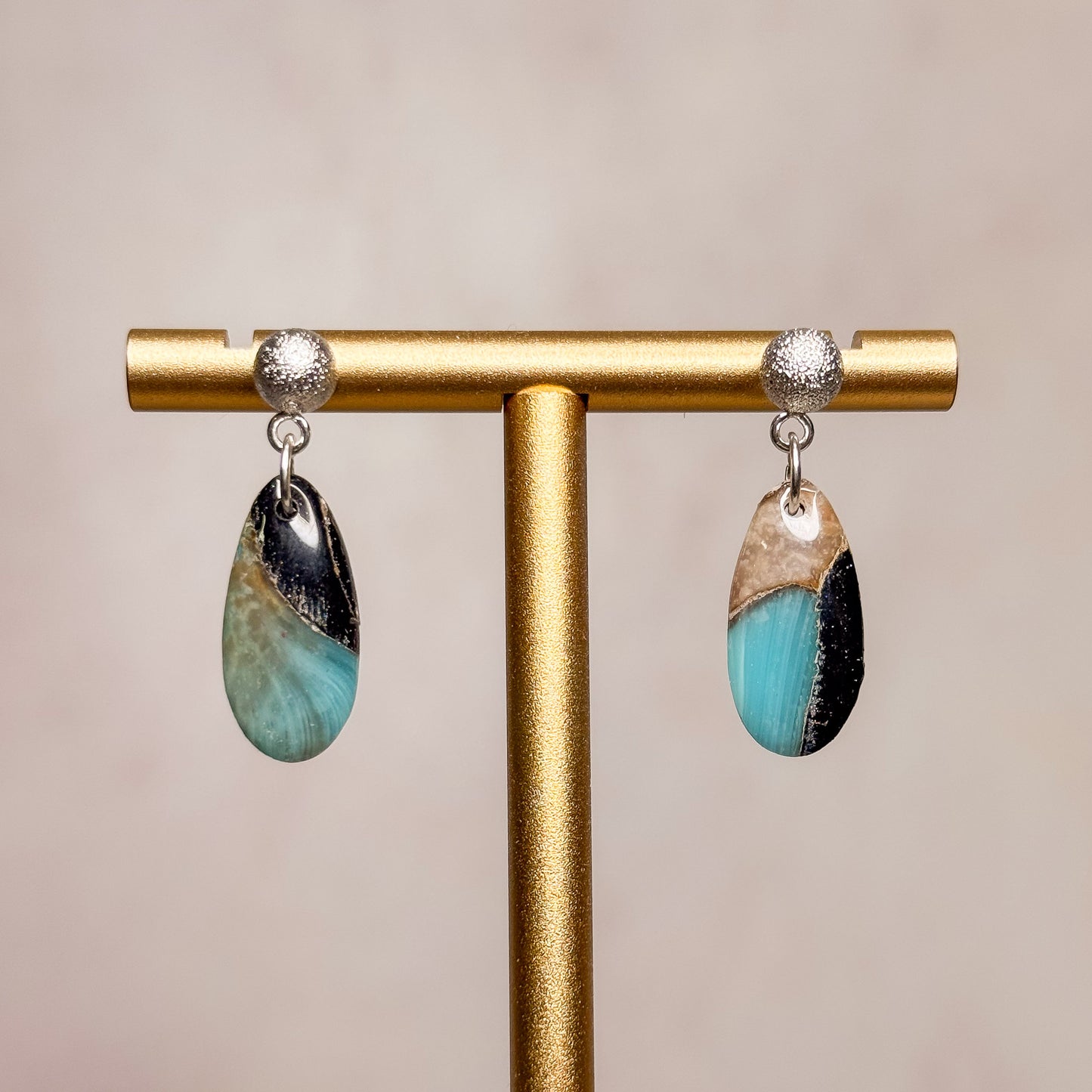 Turquoise Strata Earrings 16