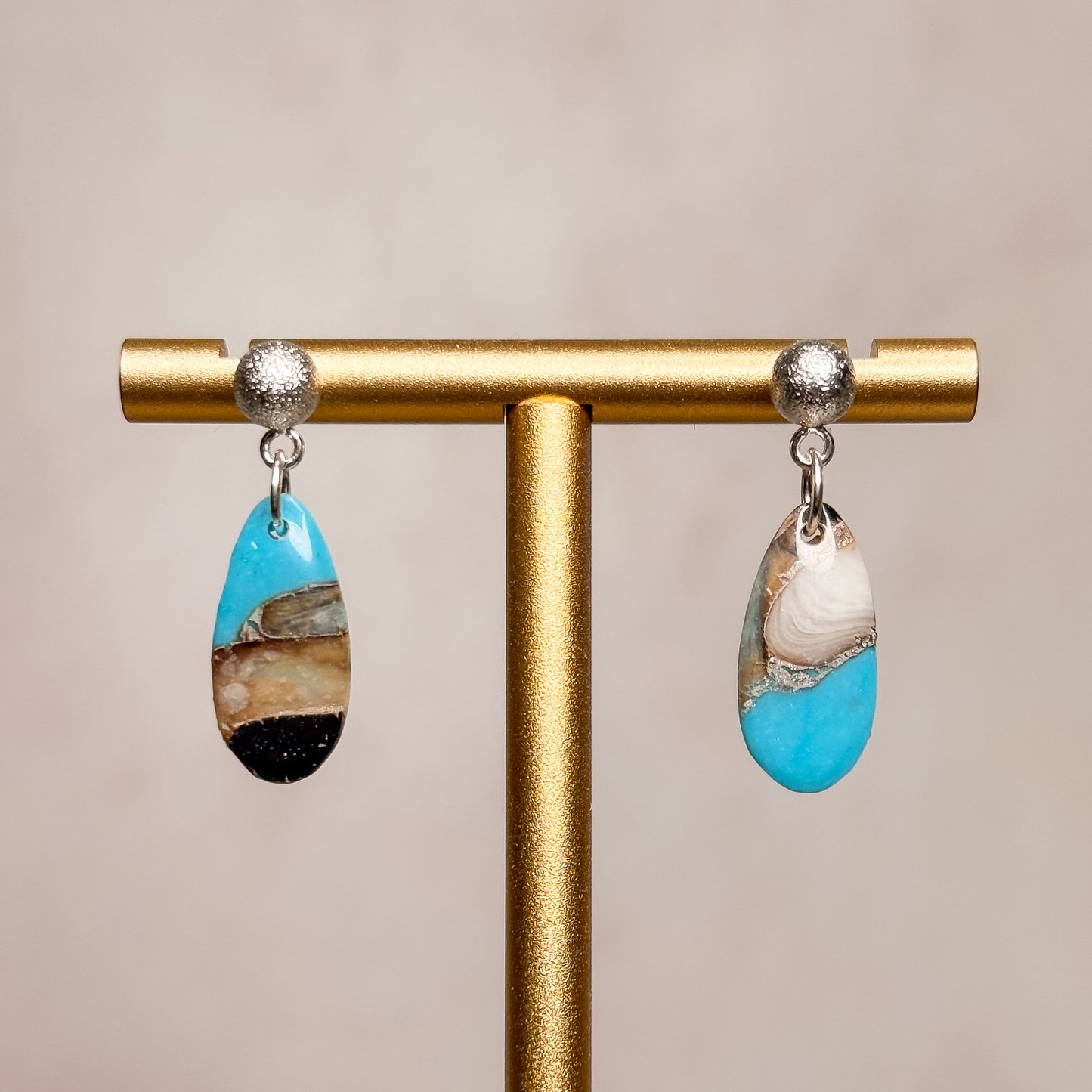 Turquoise Strata Earrings 17