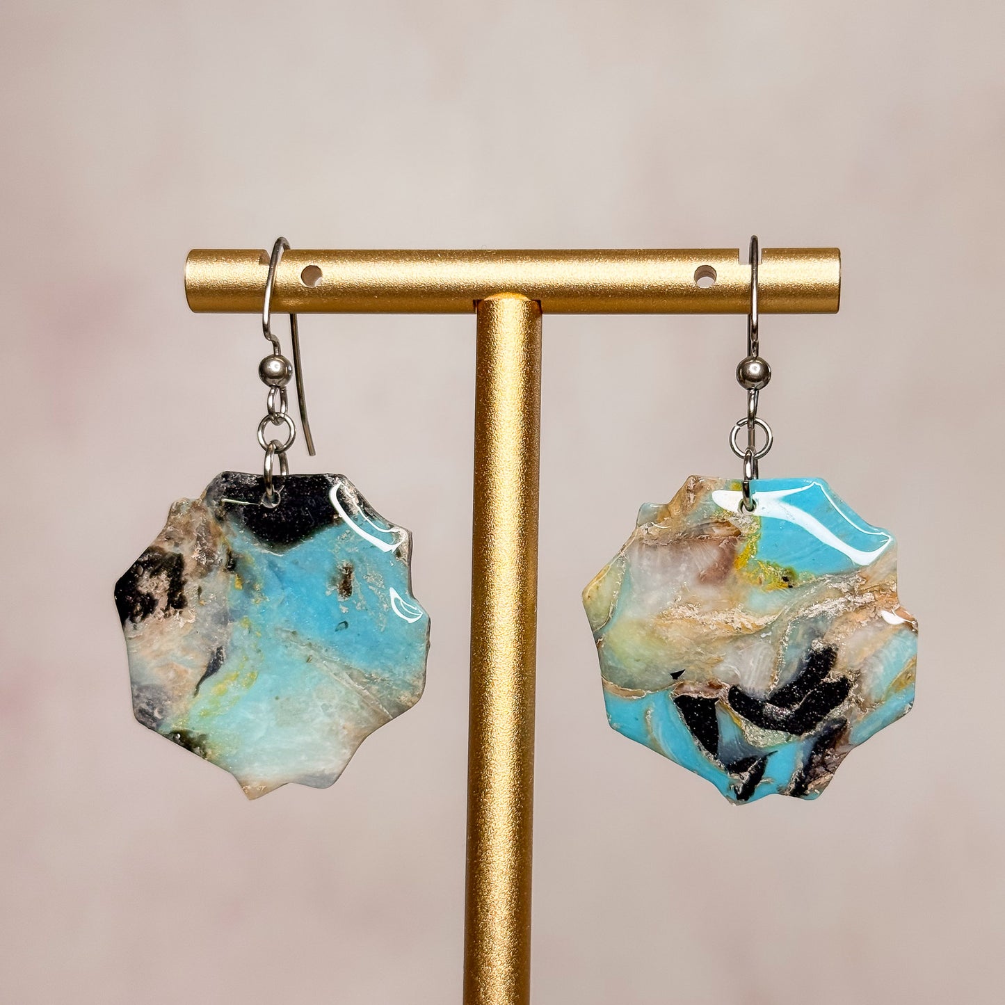 Turquoise Strata Earrings 18