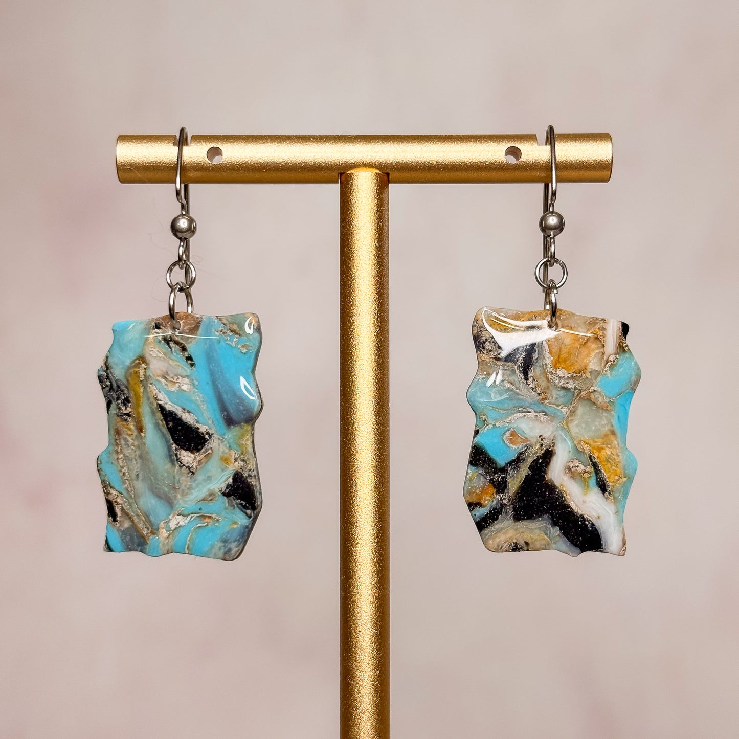 Turquoise Strata Earrings 19