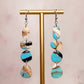 Turquoise Strata Earrings 2