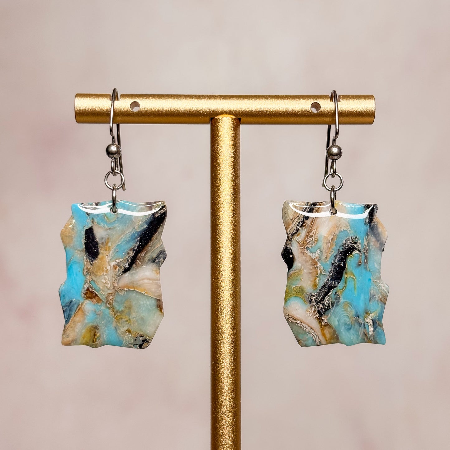 Turquoise Strata Earrings 20