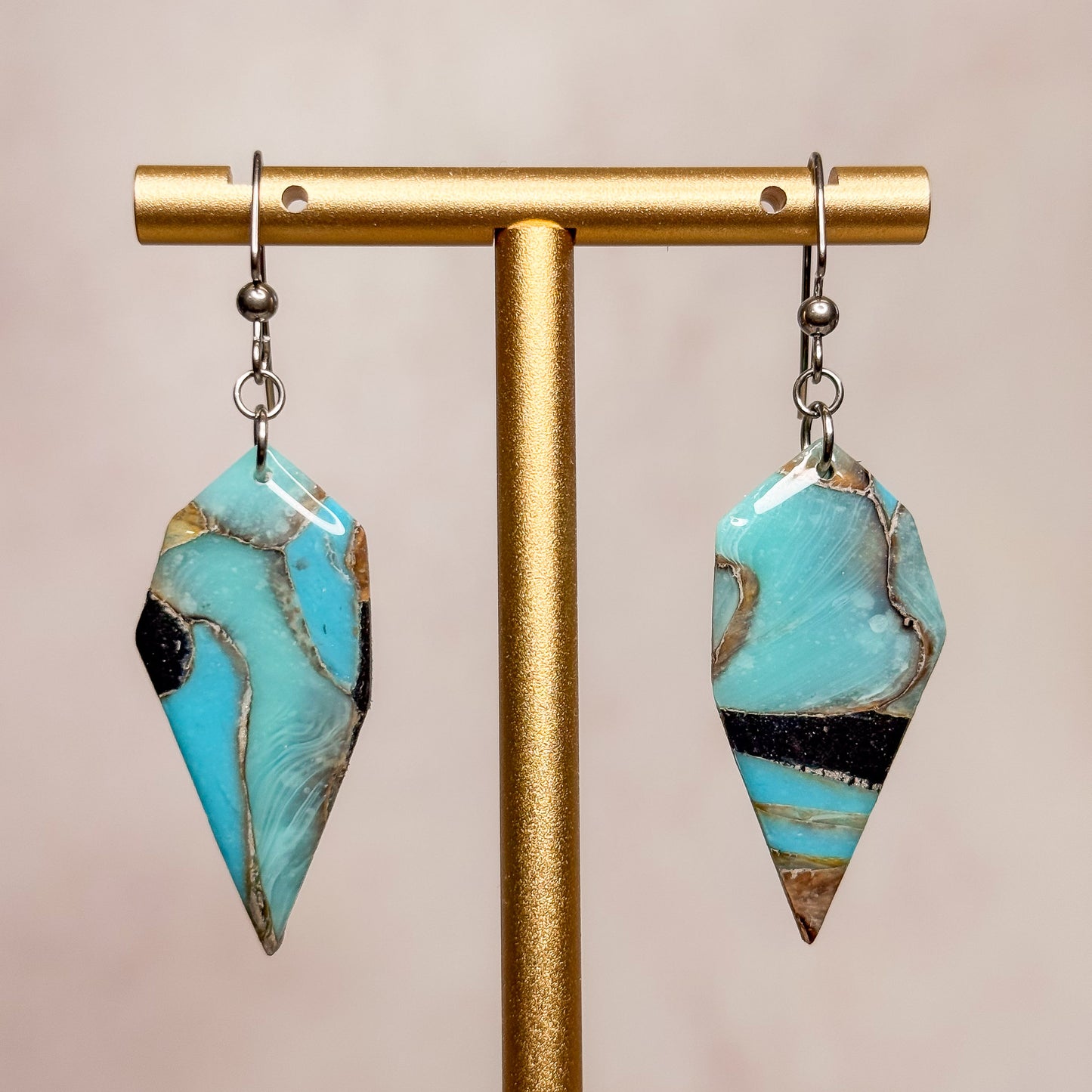 Turquoise Strata Earrings 9
