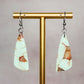 Mint Stone - Clay Dangle Earrings 10 - Gather Your Bones