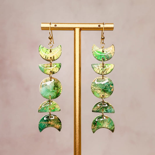 Mosslight Dangle Earrings 4 - Gather Your Bones