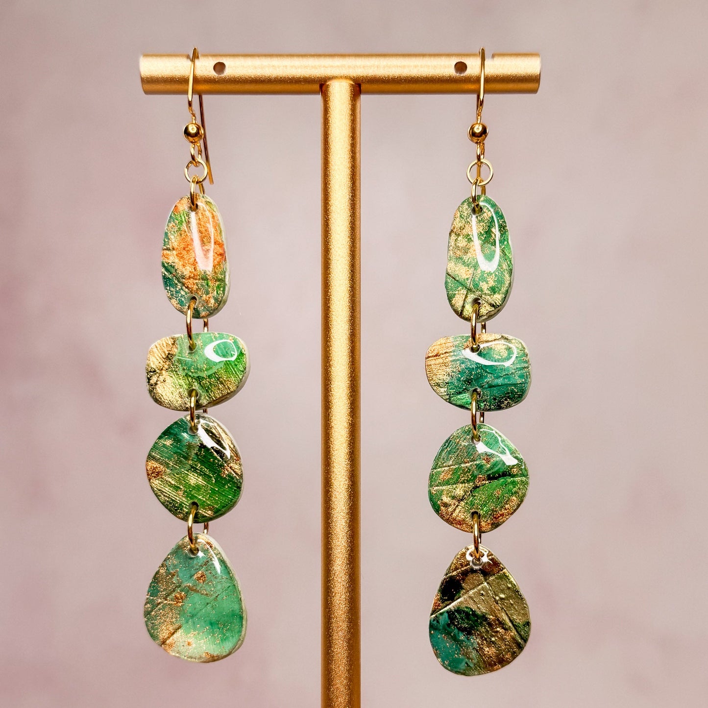 Mosslight Dangle Earrings 5 - Gather Your Bones