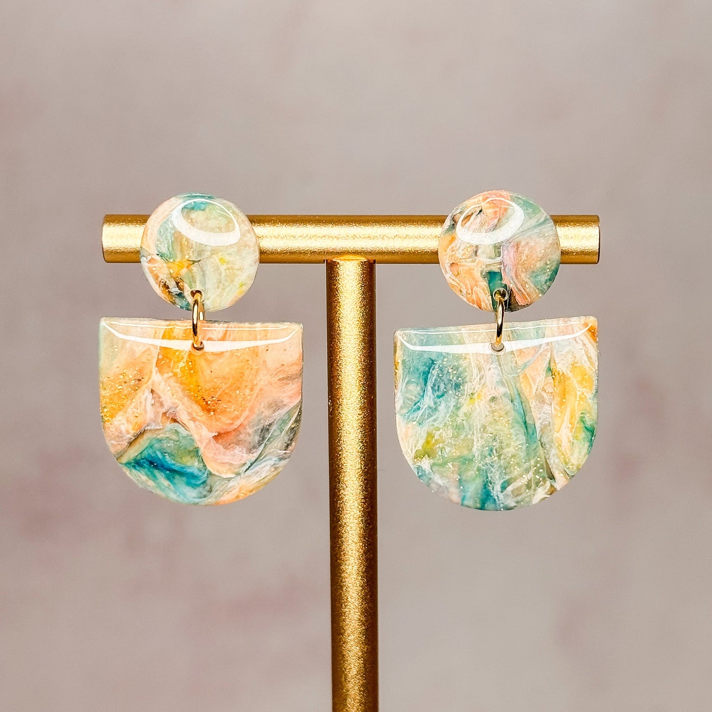 Patina Earrings 3 - Gather Your Bones