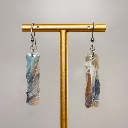 Riverstone Dangle Earrings 8 - Gather Your Bones