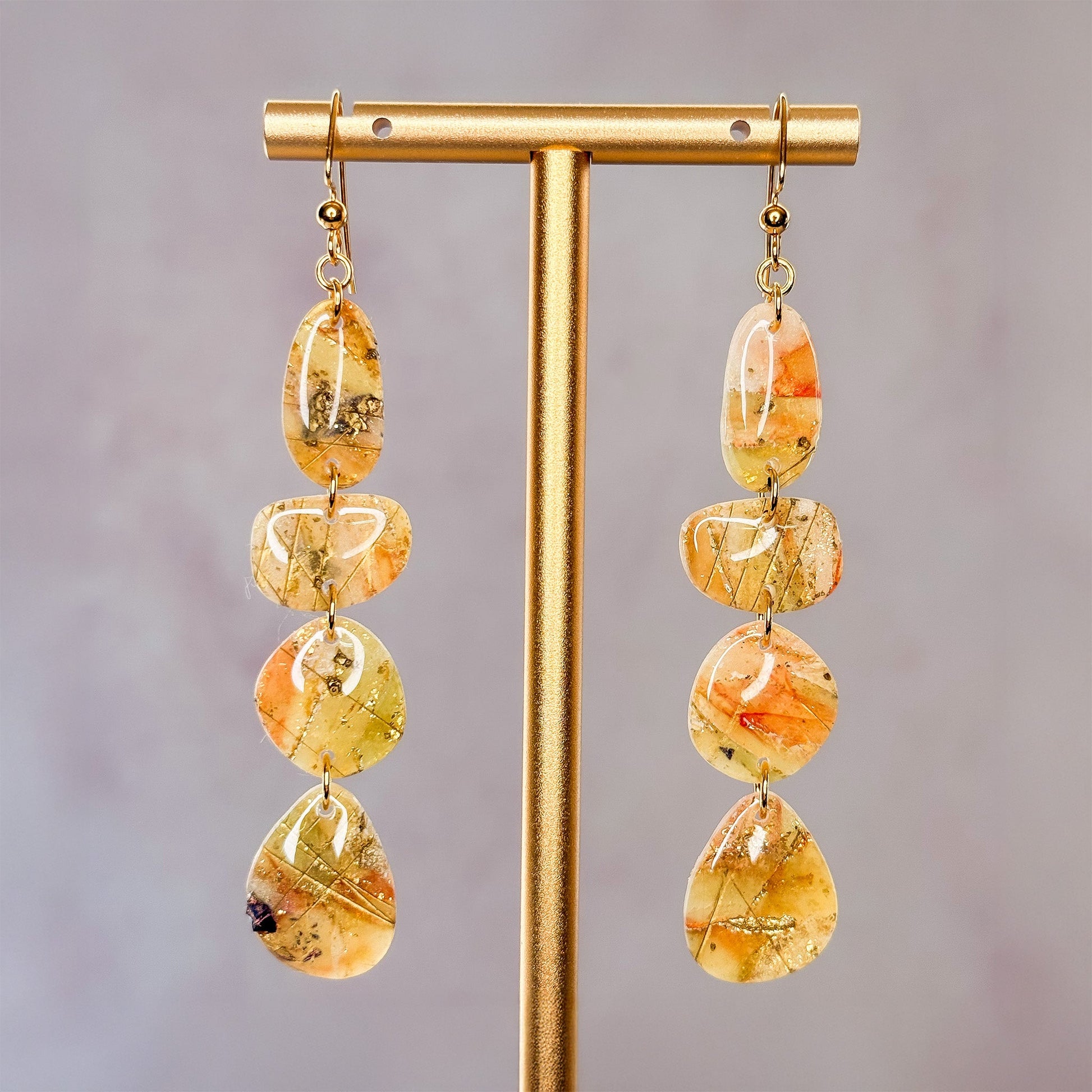 Rutilia Dangle Earrings 2 - Gather Your Bones