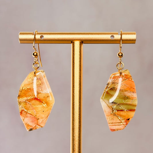 Rutilia Dangle Earrings 3 - Gather Your Bones