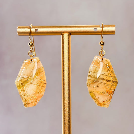 Rutilia Dangle Earrings 4 - Gather Your Bones