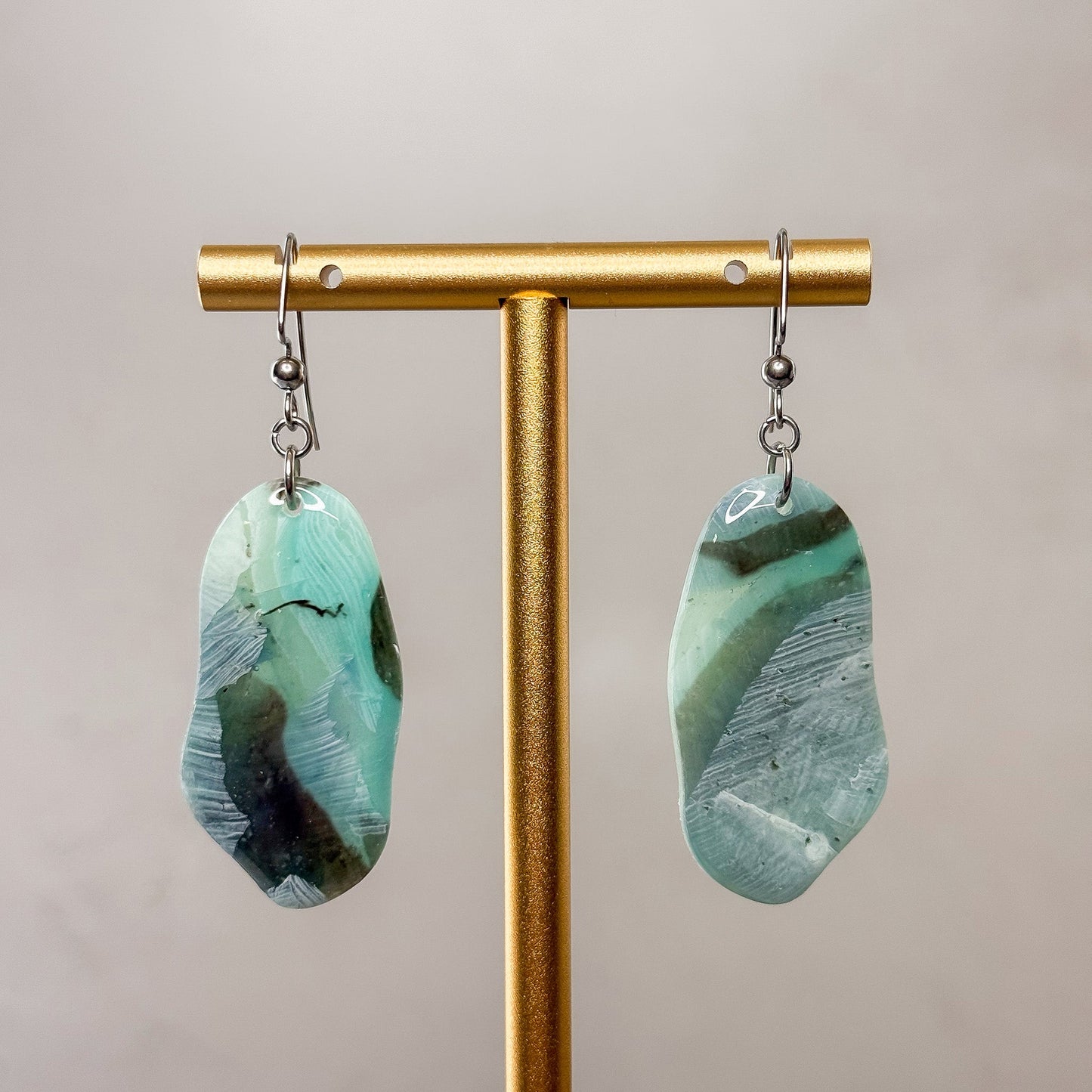 SeaGlass Dangle Earrings 11 - Gather Your Bones