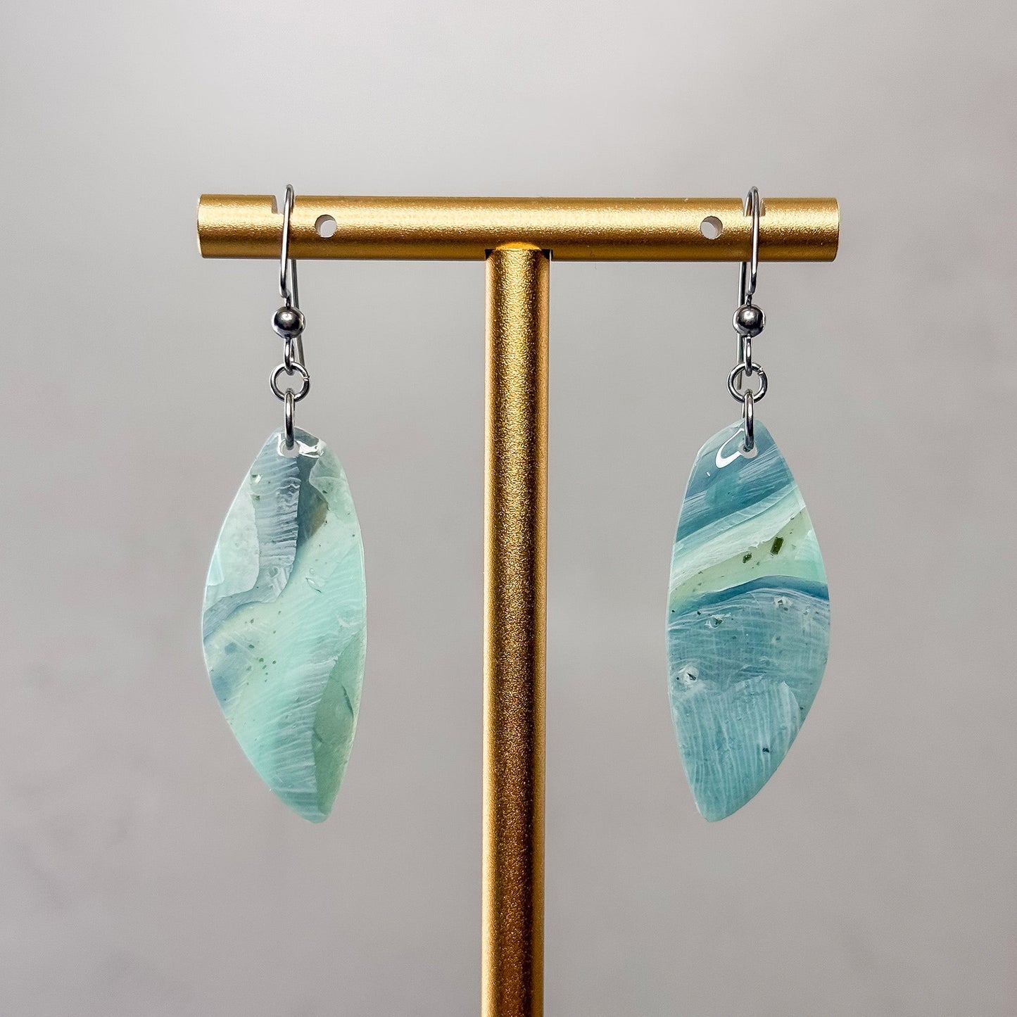 SeaGlass Dangle Earrings 12 - Gather Your Bones