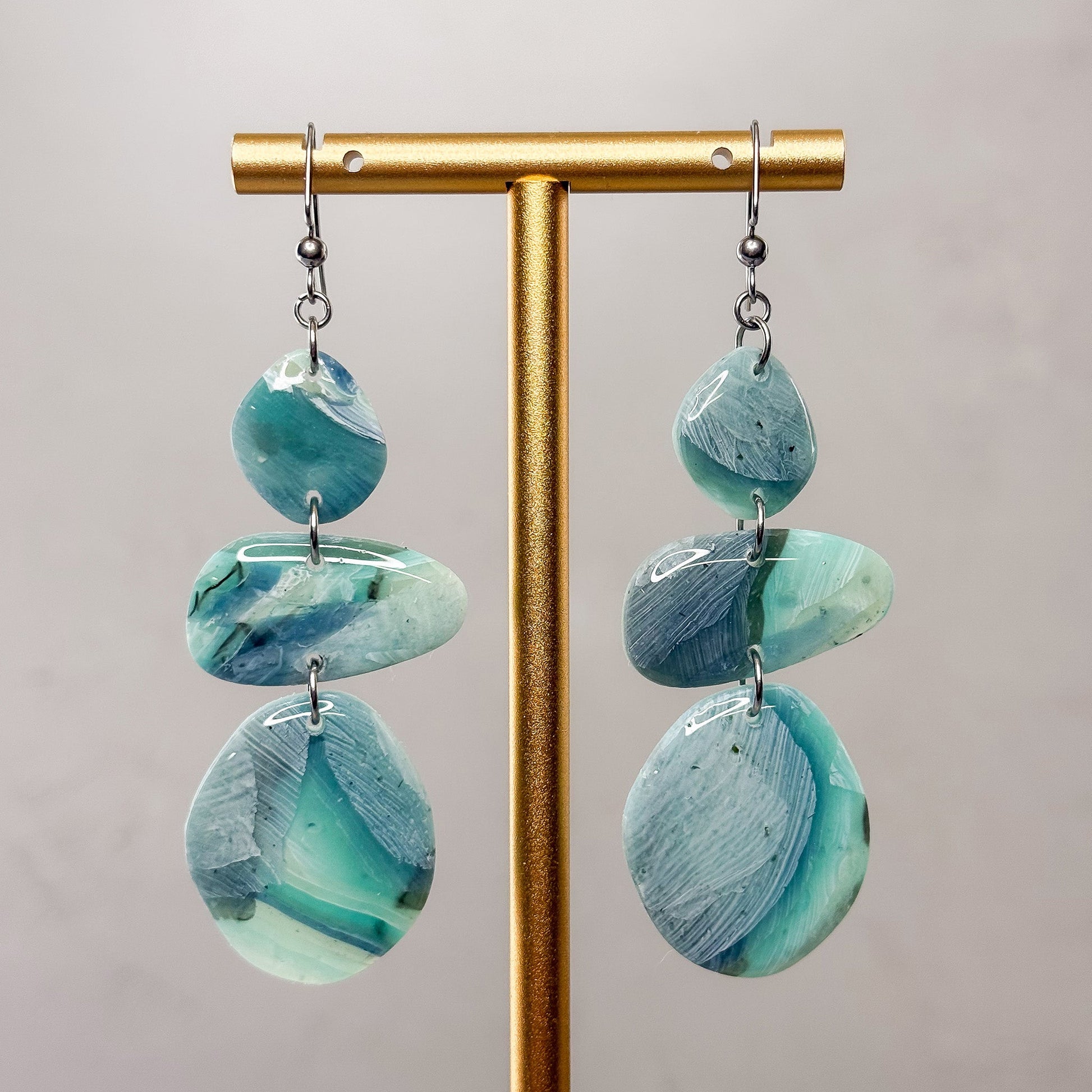 SeaGlass Dangle Earrings 15 - Gather Your Bones