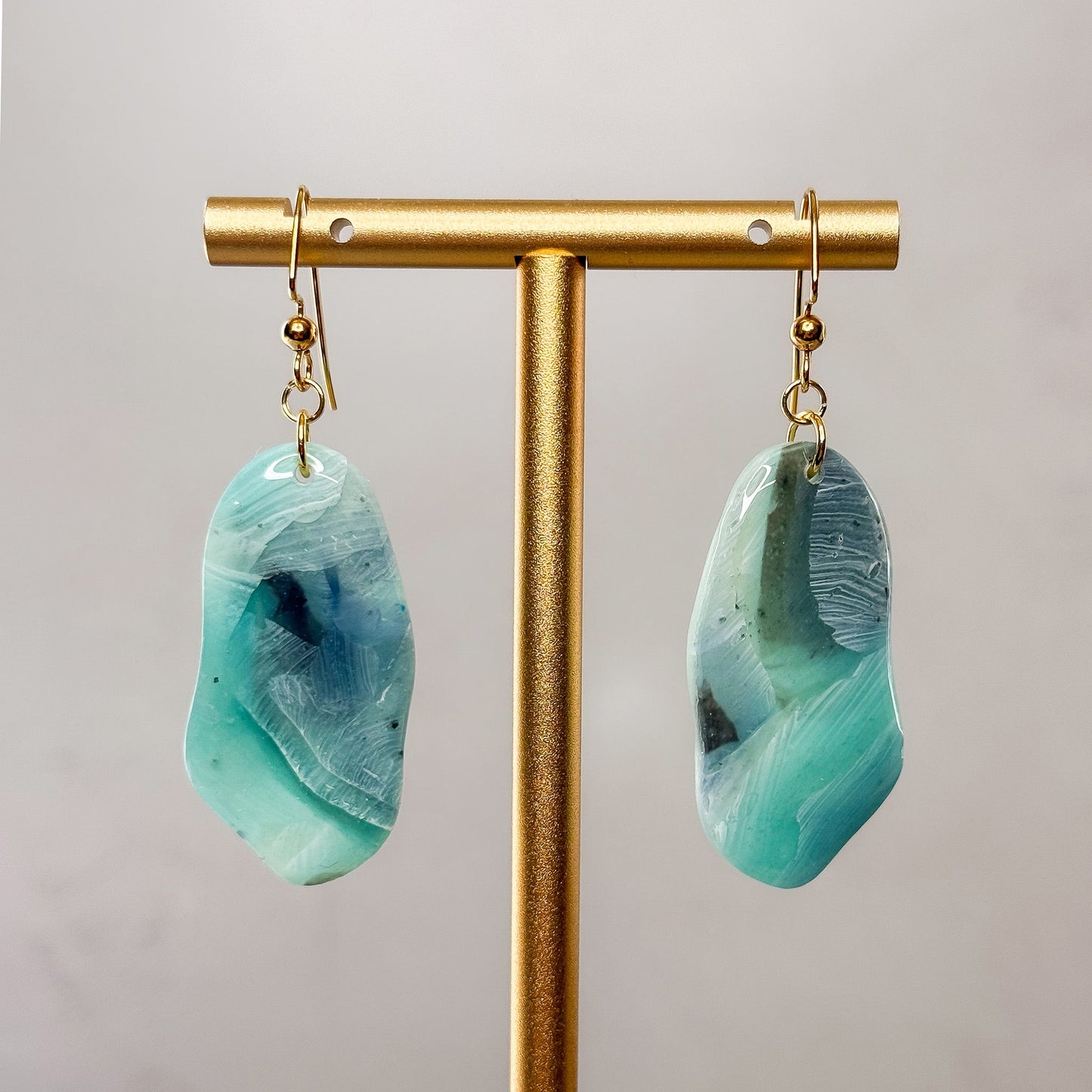 SeaGlass Dangle Earrings 3 - Gather Your Bones