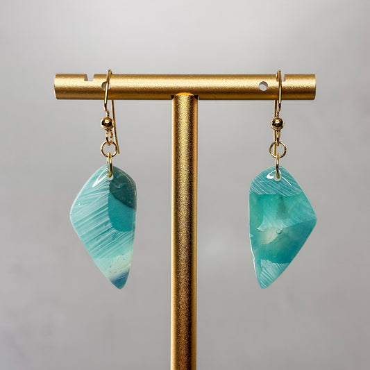 SeaGlass Dangle Earrings 4 - Gather Your Bones