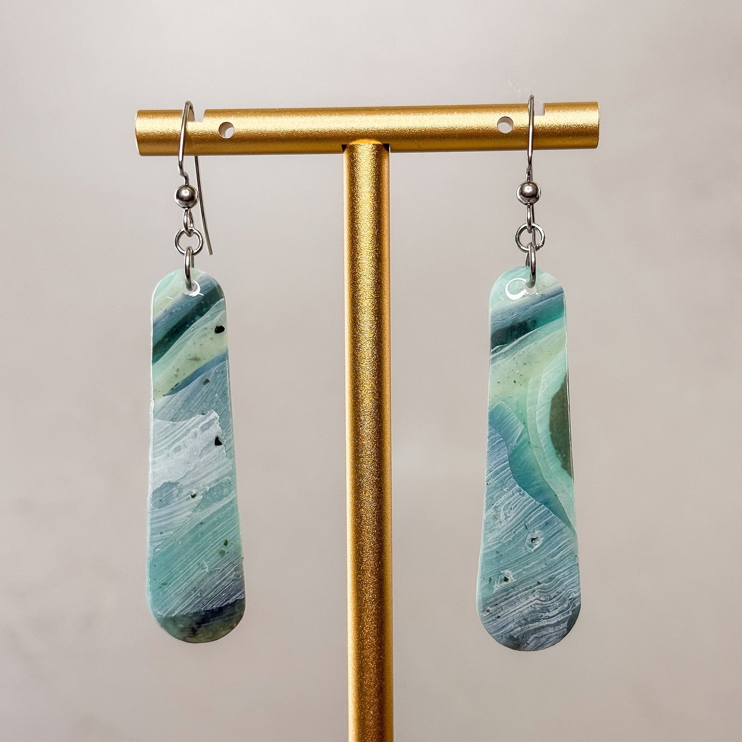 SeaGlass Dangle Earrings 8 - Gather Your Bones