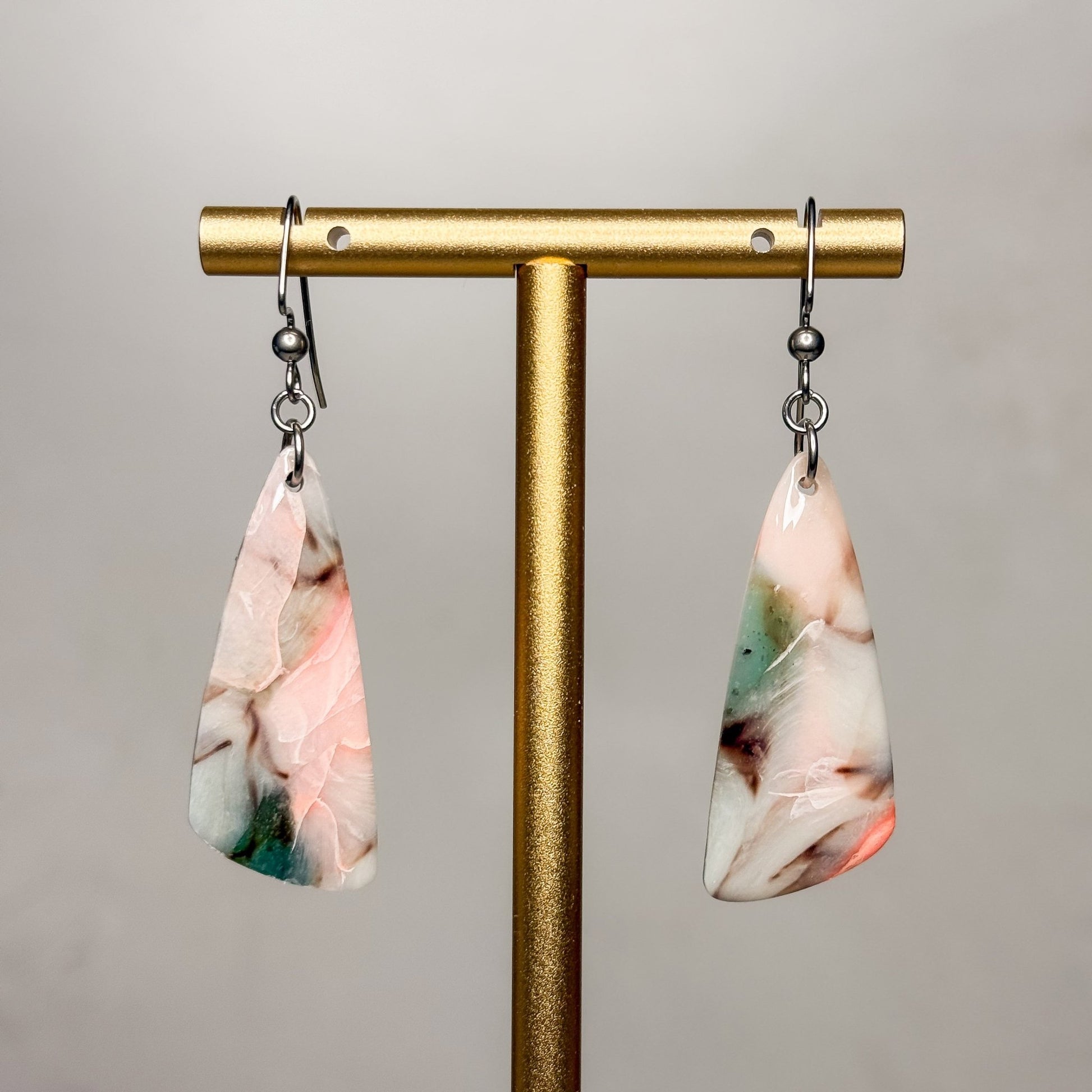 Sherbet Swirl Earrings 3 - Gather Your Bones