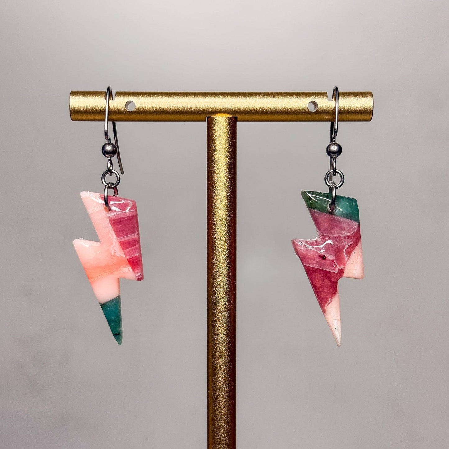 Sherbet Swirl Earrings 7 - Gather Your Bones