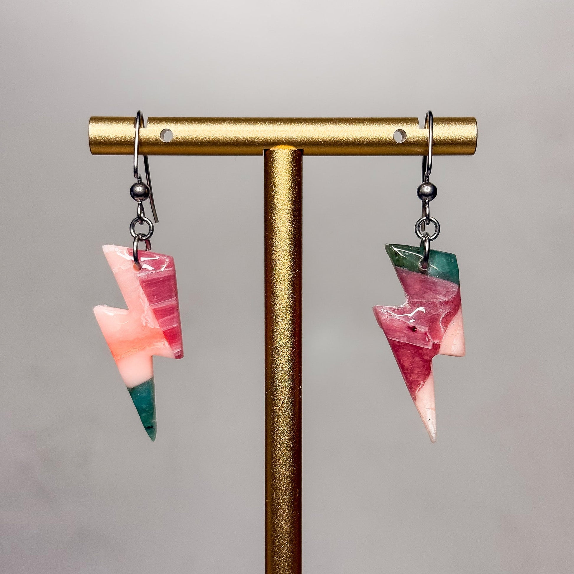 Sherbet Swirl Earrings 7 - Gather Your Bones