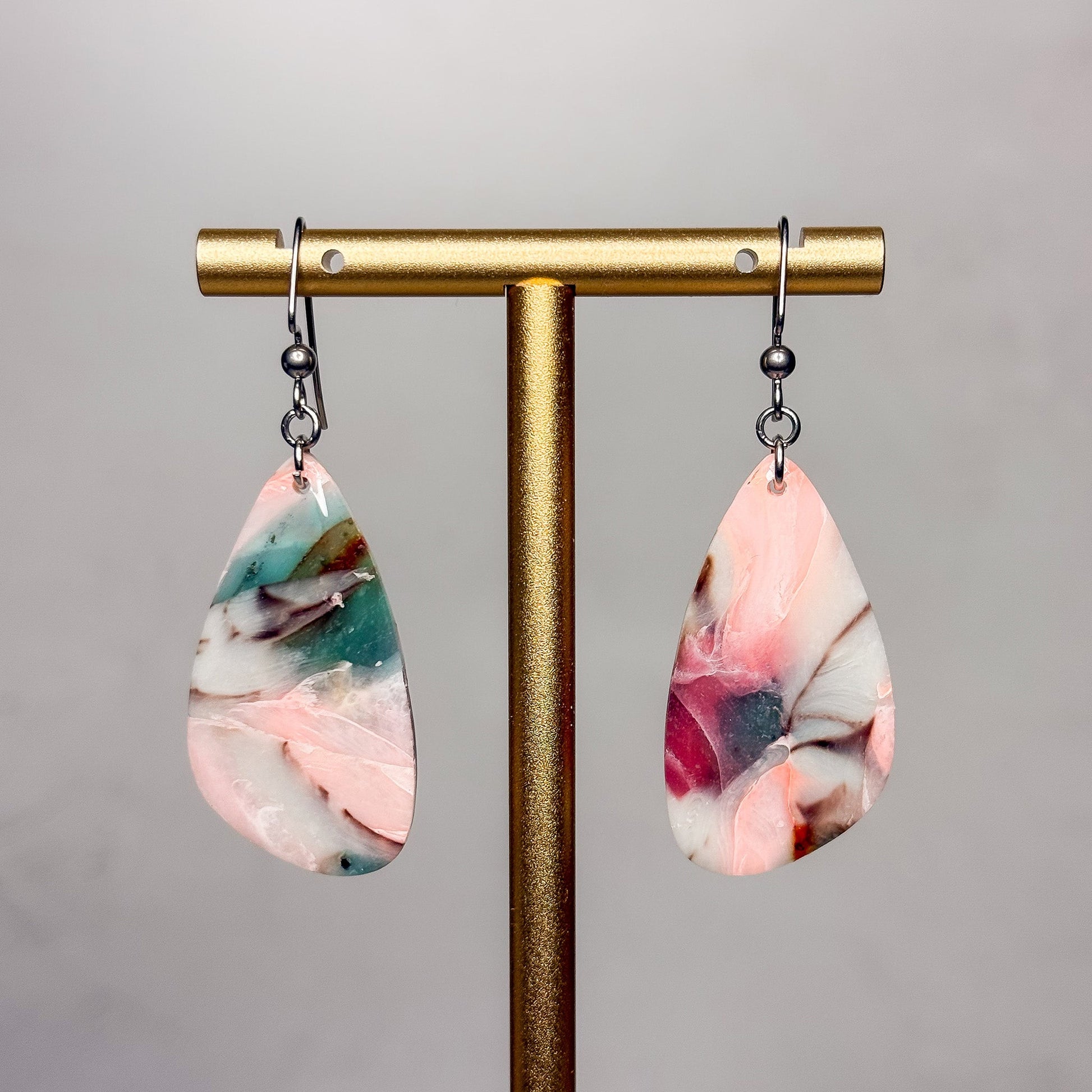 Sherbet Swirl Earrings 8 - Gather Your Bones