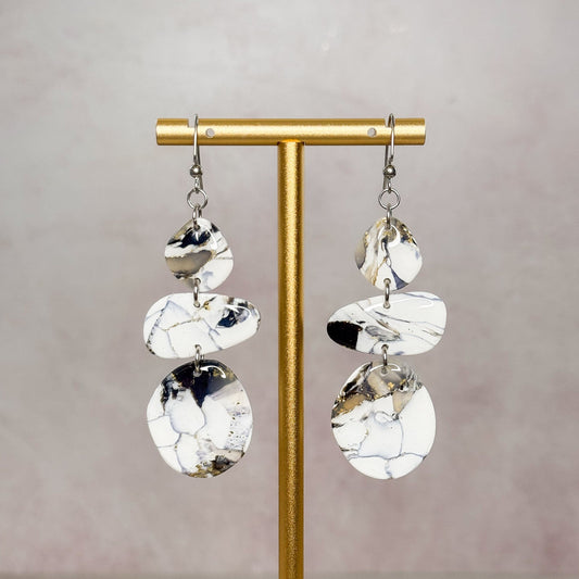 Smoke & Mirror Dangle Earrings 1 - Gather Your Bones