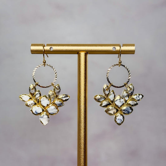 Smoke & Mirror Dangle Earrings 13 - Gather Your Bones