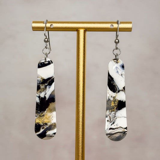 Smoke & Mirror Dangle Earrings 3 - Gather Your Bones