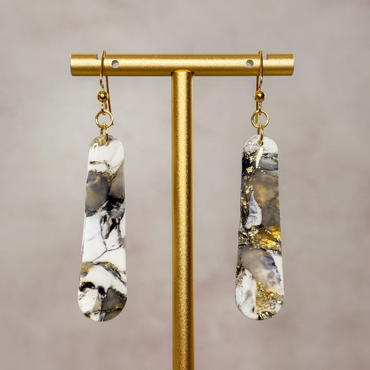 Smoke & Mirror Dangle Earrings 5 - Gather Your Bones