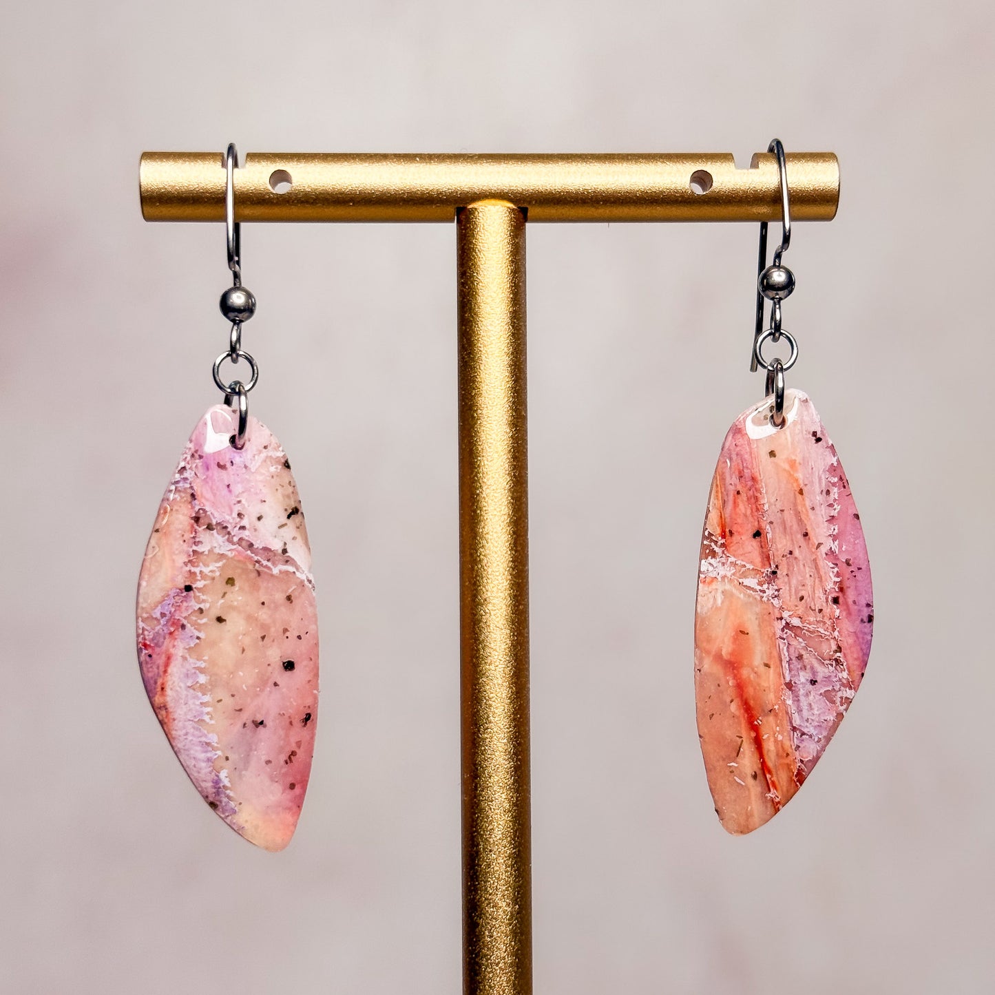 Speckled Sugilite Earrings 4