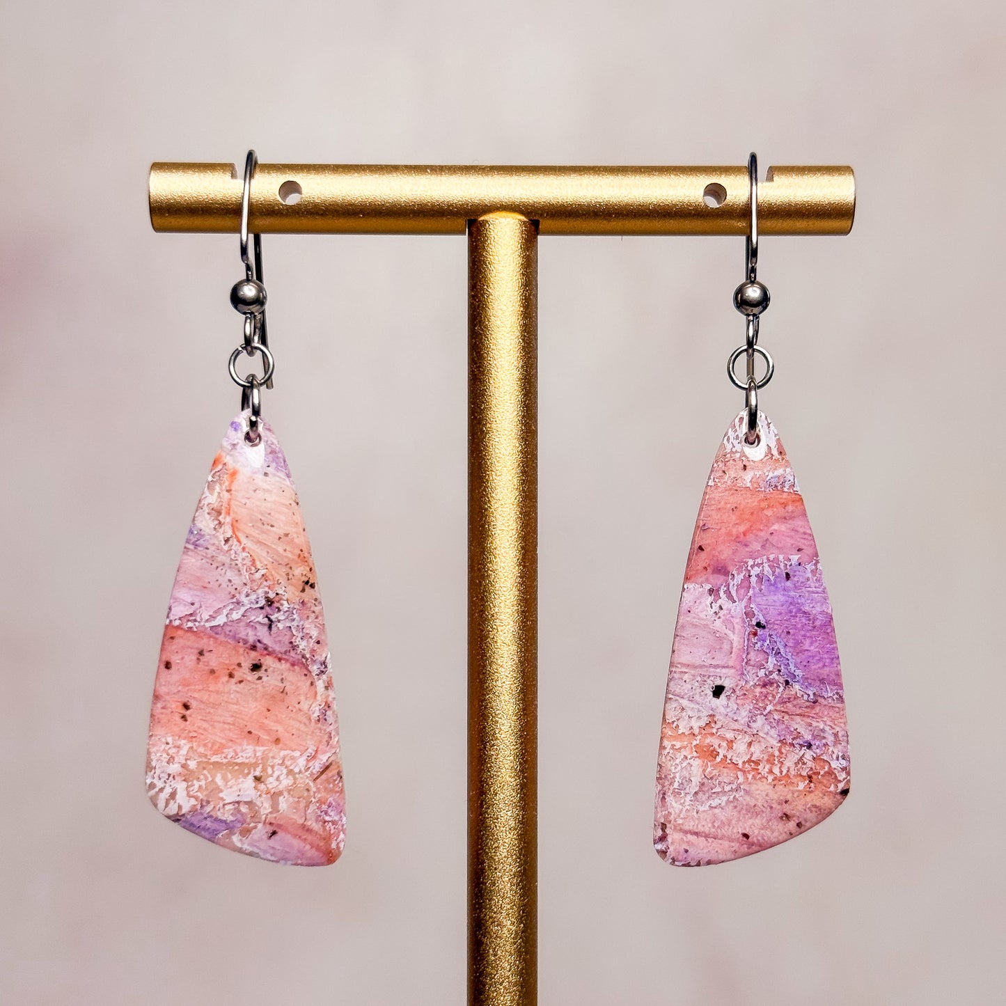 Speckled Sugilite Earrings 9
