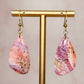 Speckled Sugilite Earrings 1 - Gather Your Bones