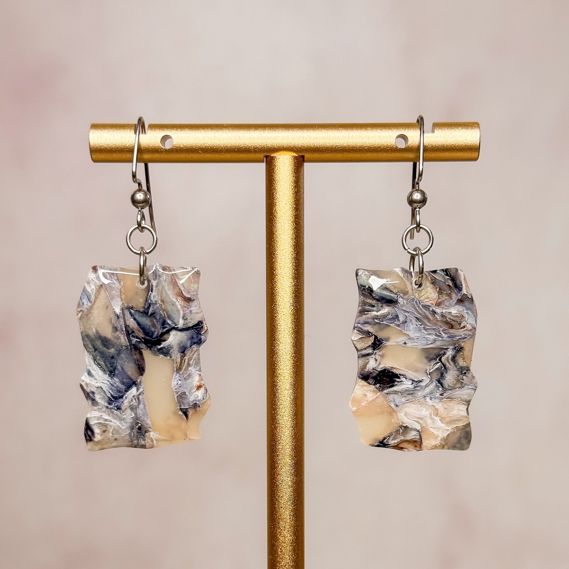Storm Stone Earrings 2 - Gather Your Bones