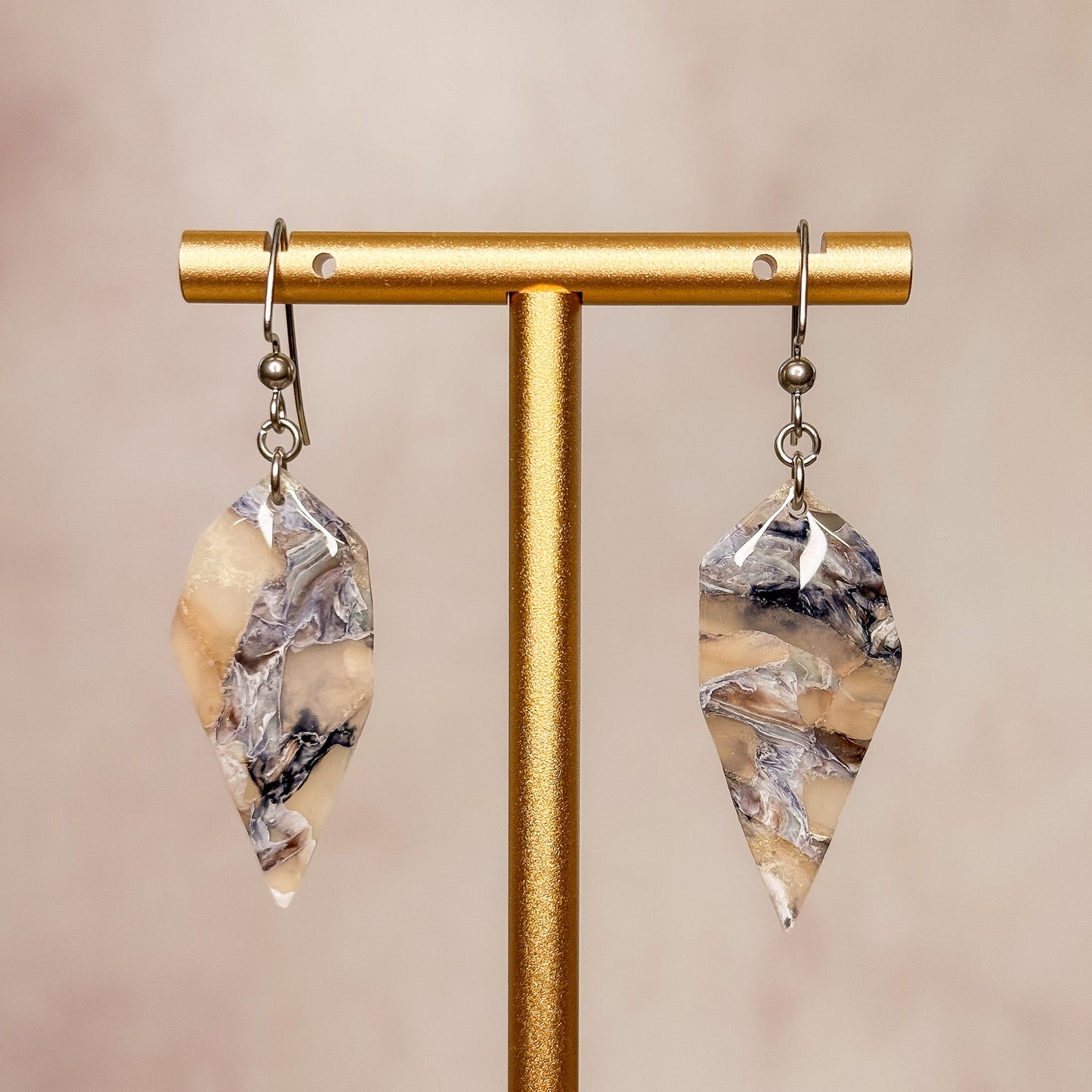 Storm Stone Earrings 4 - Gather Your Bones