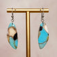 Turquoise Strata Earrings 10 - Gather Your Bones