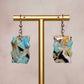 Turquoise Strata Earrings 19 - Gather Your Bones