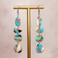 Turquoise Strata Earrings 3 - Gather Your Bones