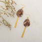 Velvet Sunset Clay Dangle Earrings - Gather Your Bones