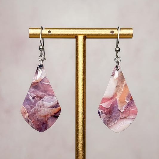 Violinite Dangle Earrings 16 - Gather Your Bones