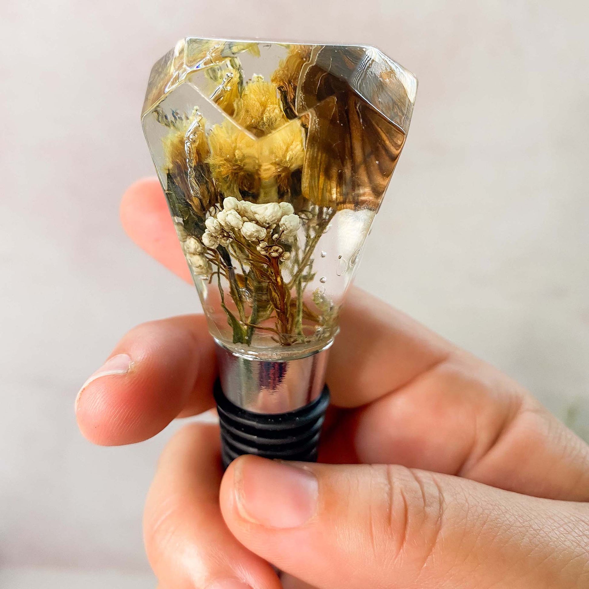 Wine Terrarium #2 (w/ Butterfly Wing) - Gather Your Bones